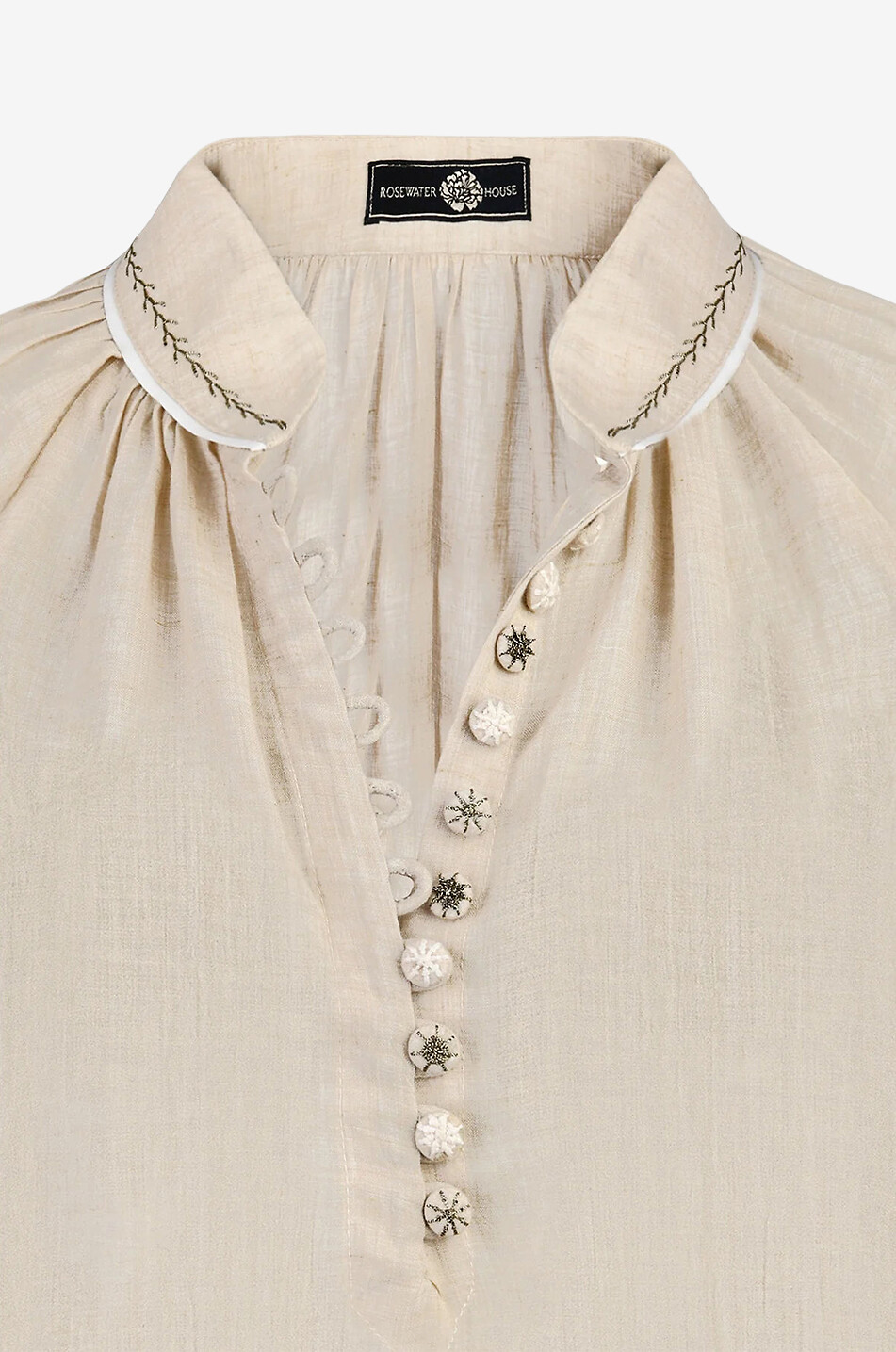 ROSEWATER HOUSE Langärmelige Bluse Golab Damen Hellbeige 2