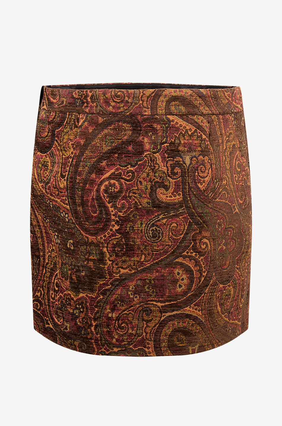 CHLOE Minirock aus Jacquard Tapestry Damen DUNKELROT 2