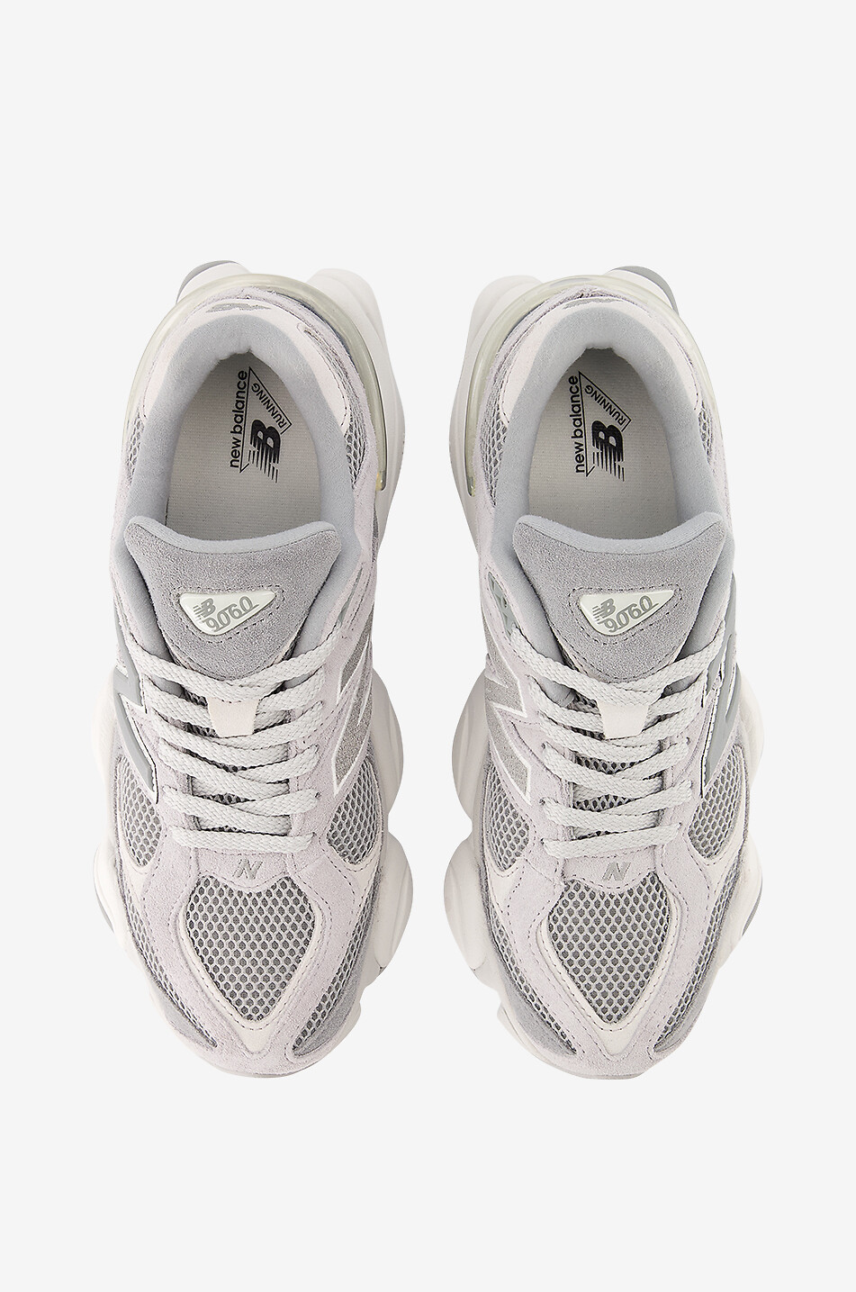NEW BALANCE Niedrige Sneakers aus Wildleder 9060 Herren GRAU 2