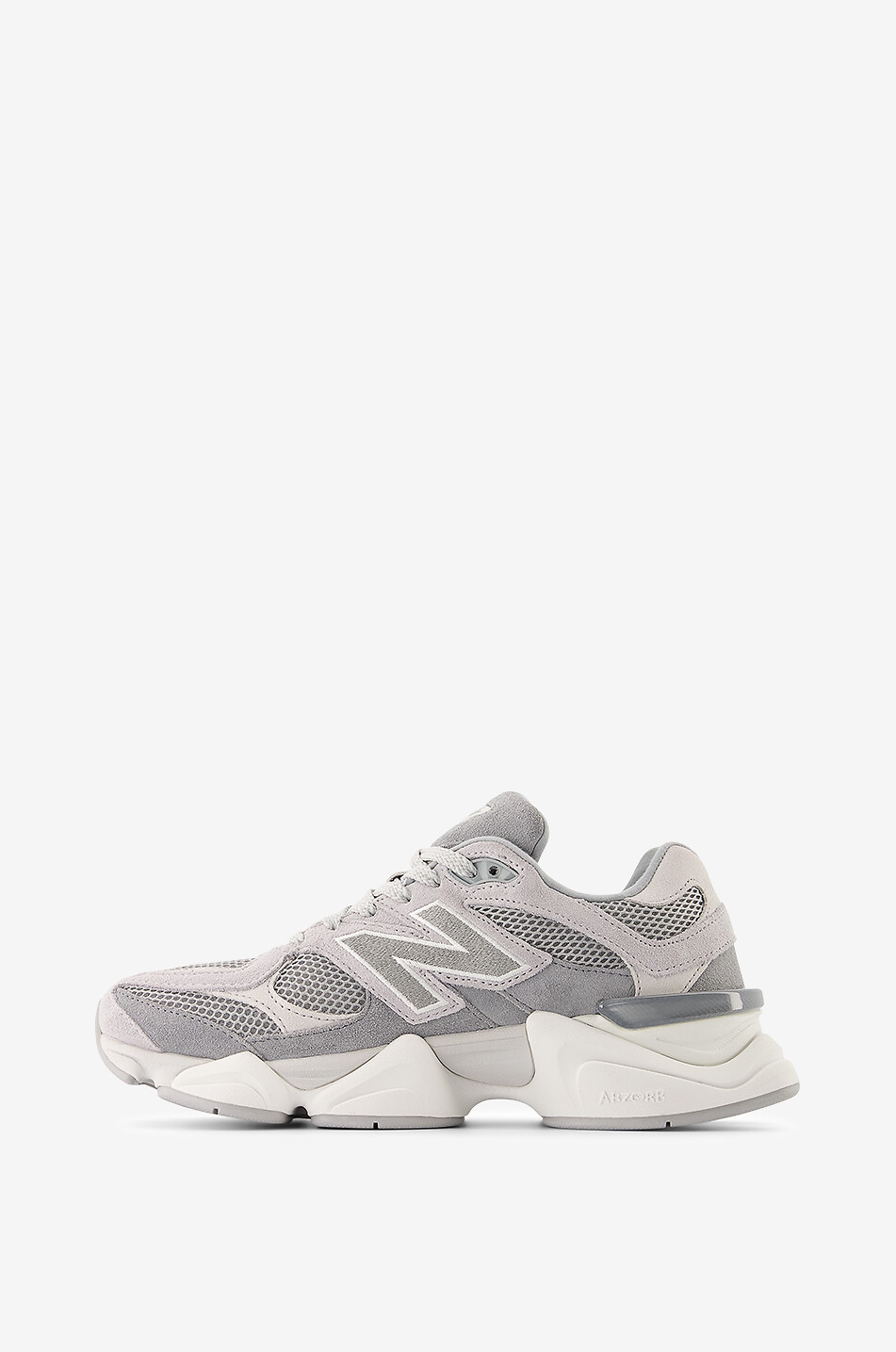 NEW BALANCE Niedrige Sneakers aus Wildleder 9060 Herren GRAU 3