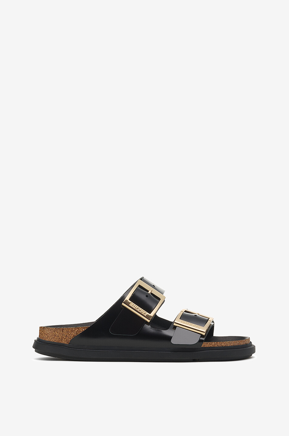 BIRKENSTOCK Sandalen aus Glattleder Arizona Droplet Damen SCHWARZ 2