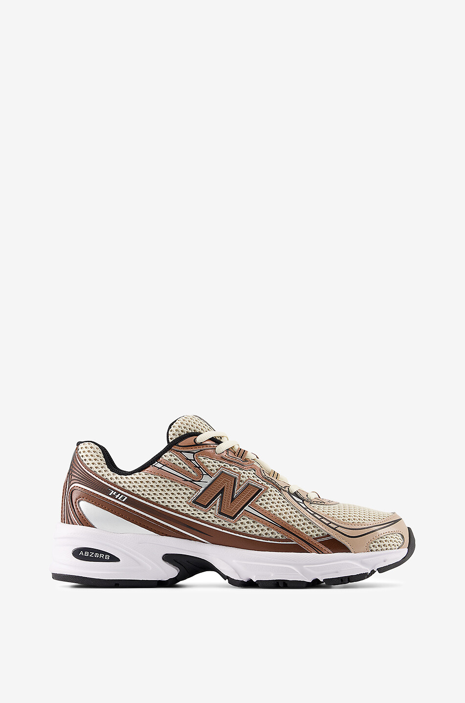 NEW BALANCE Niedrige Sneakers 740 Damen HELLBRAUN 4