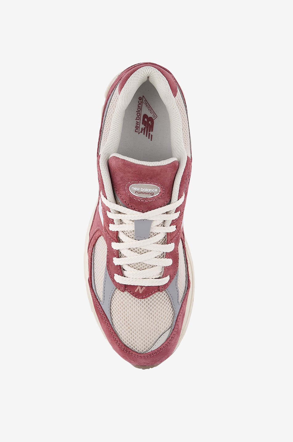 NEW BALANCE 2002R suede low-top sneakers Women DARK RED 3