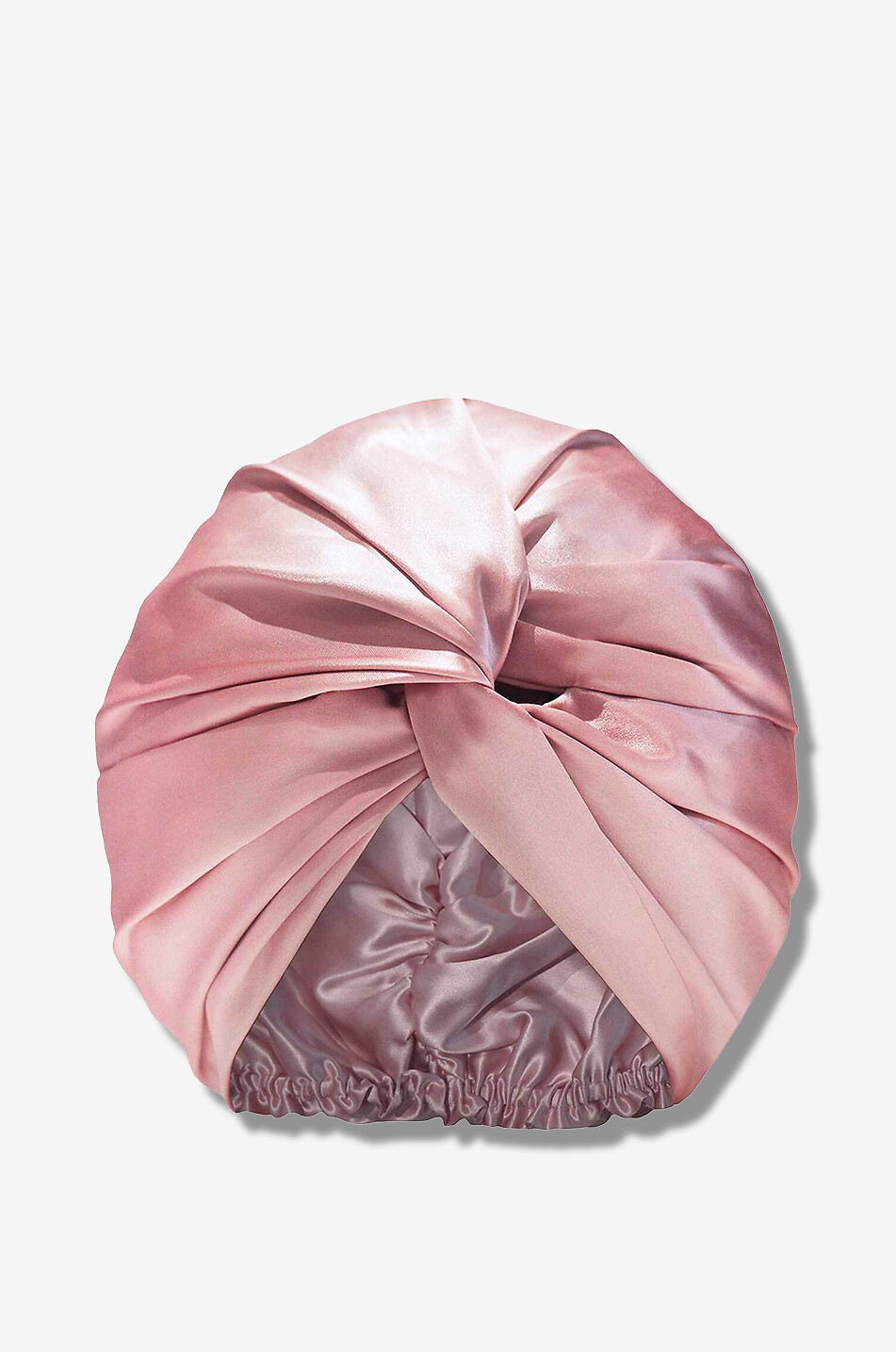 SLIP Turban torsadé en soie Rose Unisexe ROSE 1