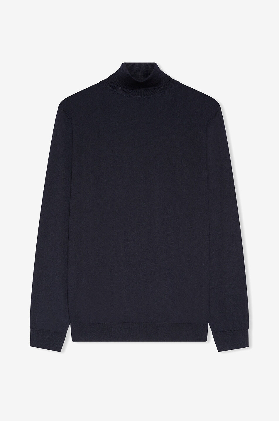MAURIZIO BALDASSARI Pull à col roulé en laine vierge Homme BLEU FONCE 1