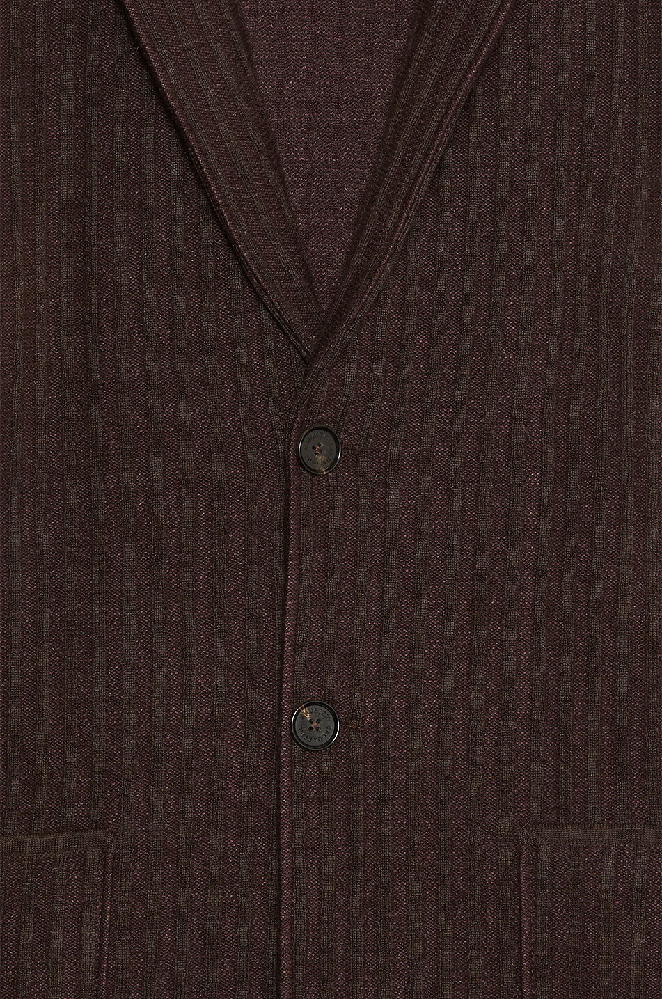 MAURIZIO BALDASSARI Rippstrick-Blazer aus Seiden- und Kaschmirmix Herren DUNKELROT 3