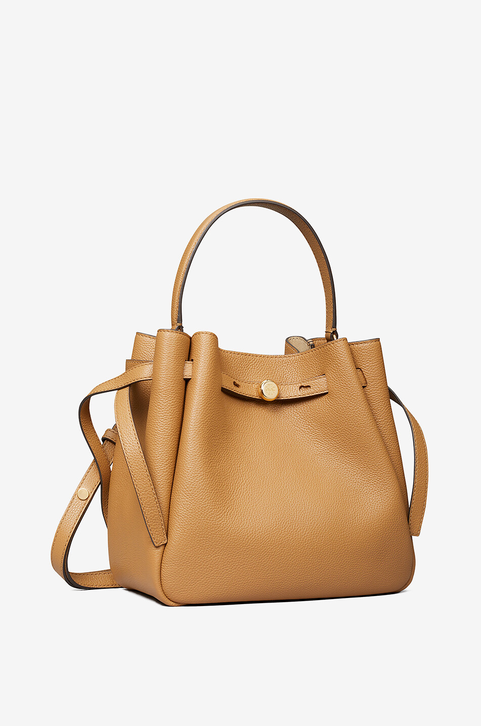 TORY BURCH Sac seau en cuir Romy Femme MARRON CLAIR 2