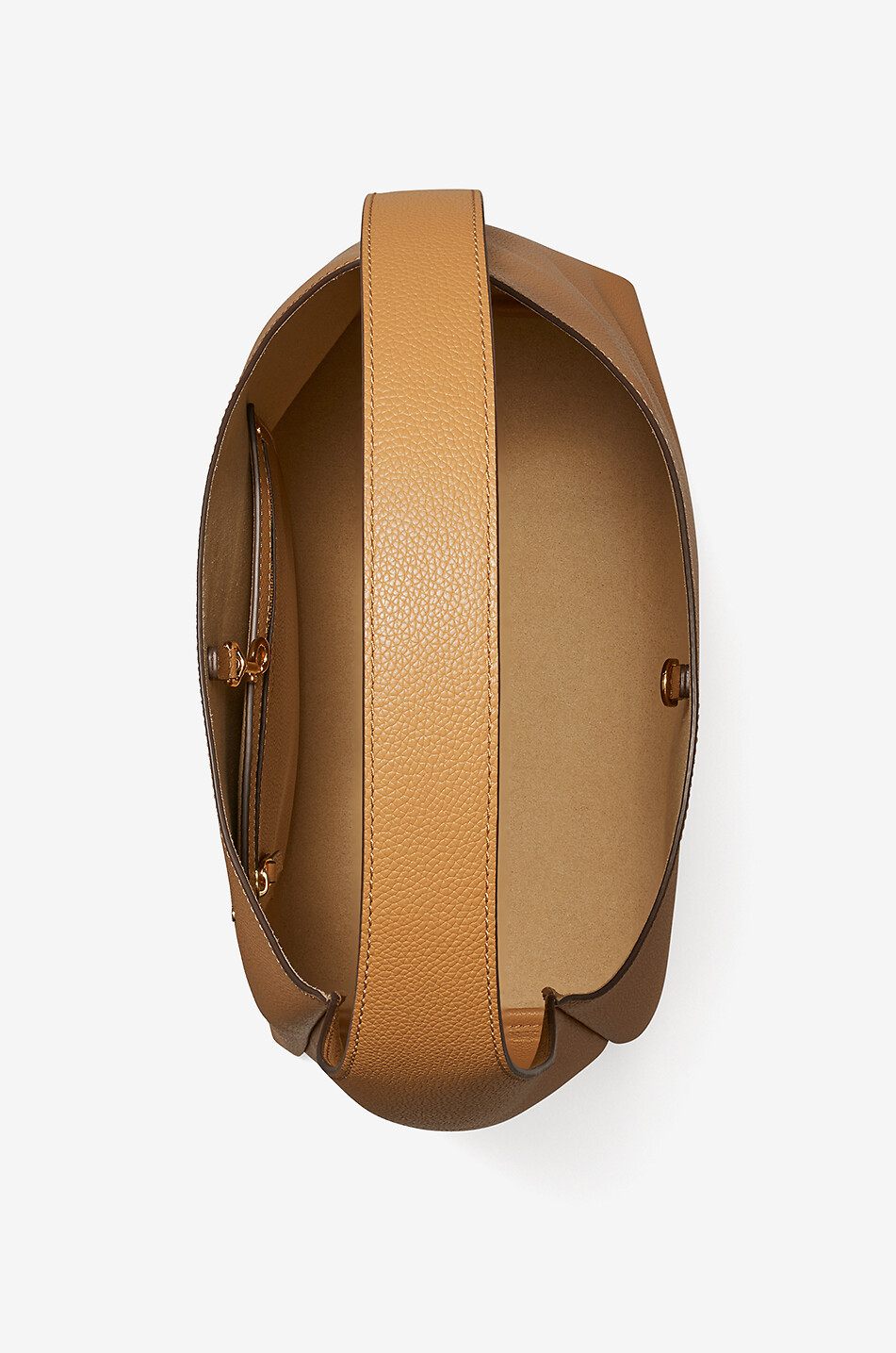 TORY BURCH Sac à main en cuir Romy Femme MARRON CLAIR 4
