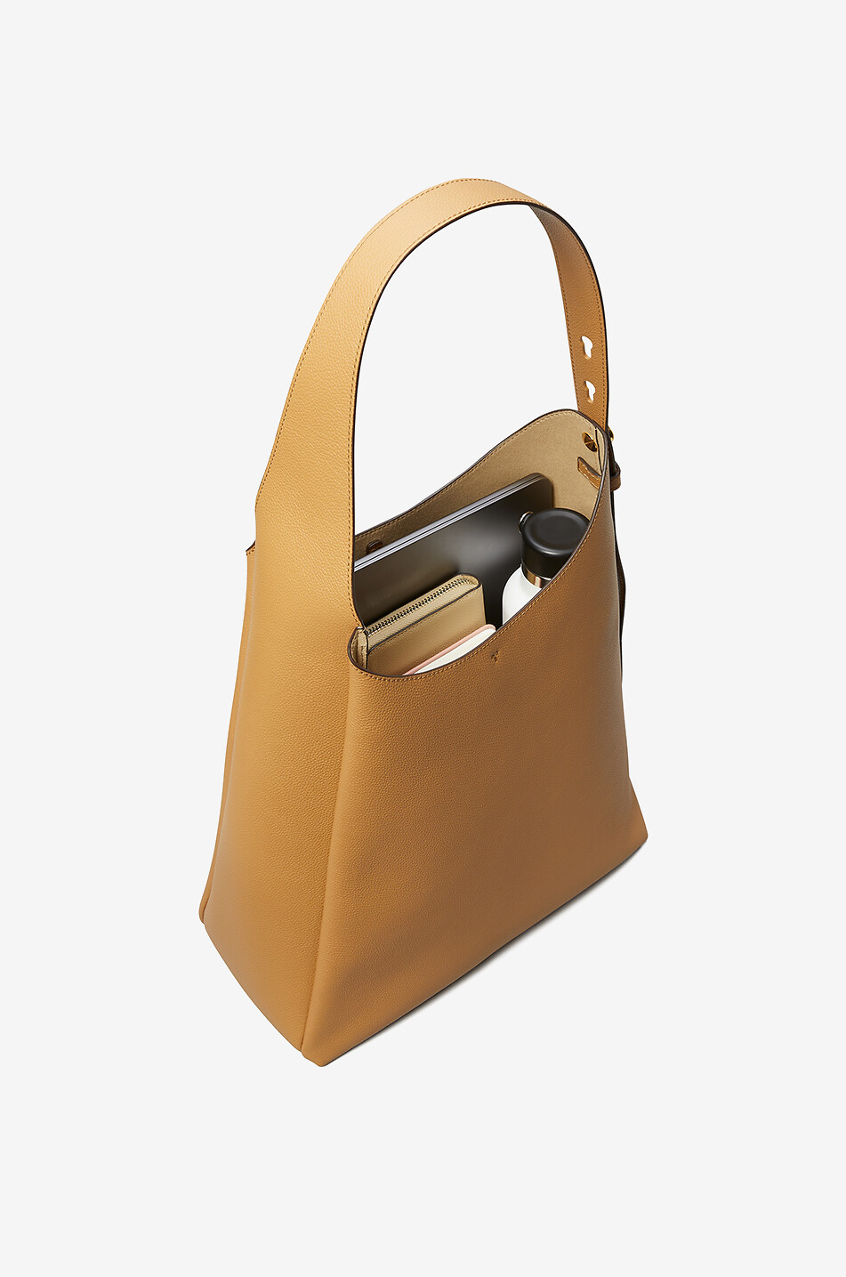 TORY BURCH Sac à main en cuir Romy Femme MARRON CLAIR 5