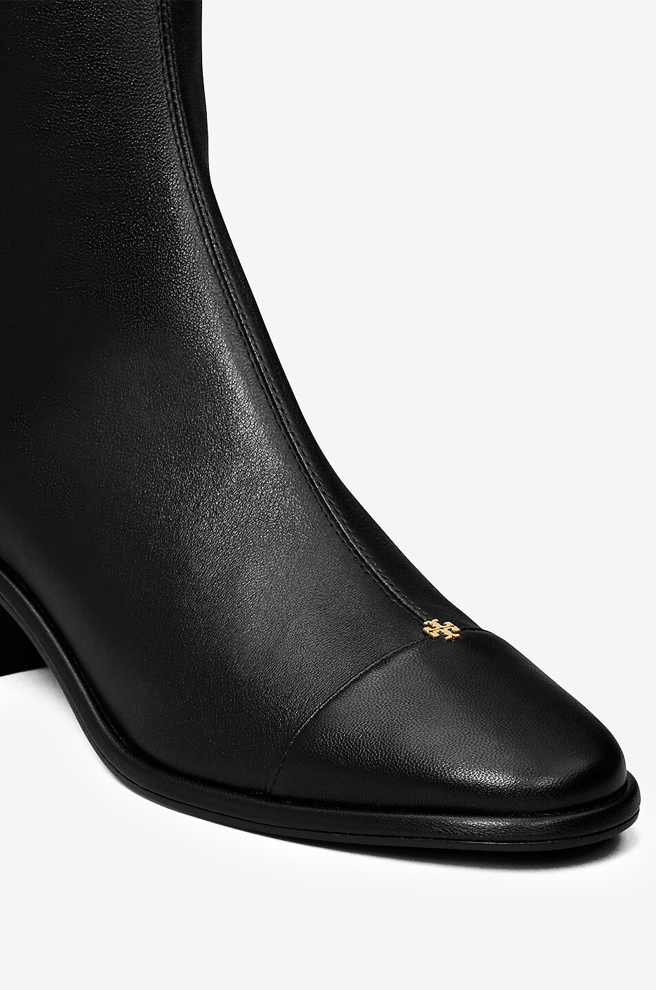 TORY BURCH Double T 55 nappa leather knee-high boots Women BLACK 3