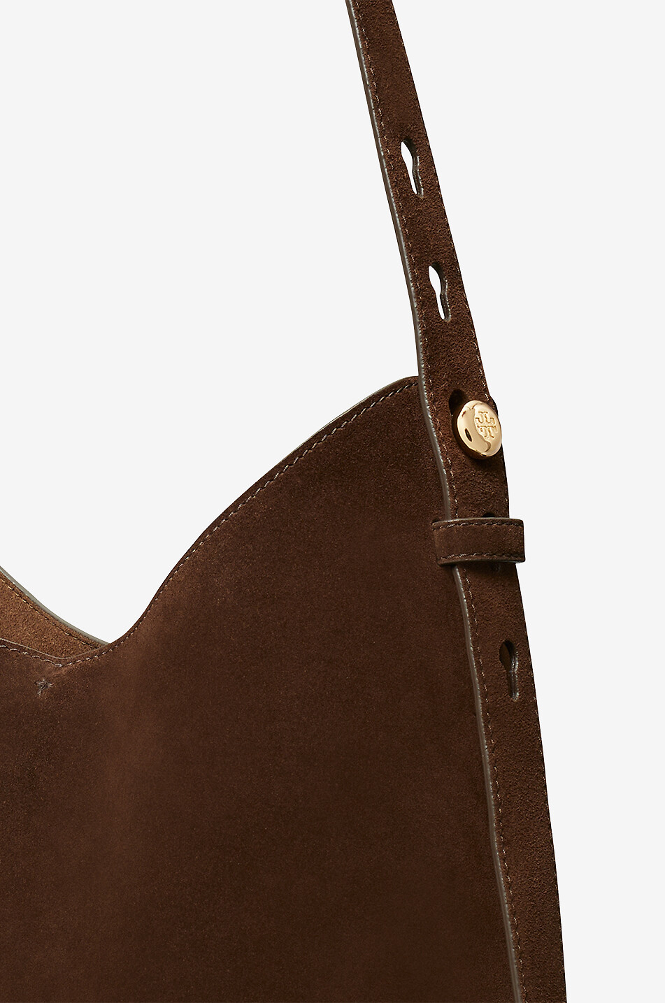 TORY BURCH Handtasche aus Wildleder Romy Damen DUNKELBRAUN 4