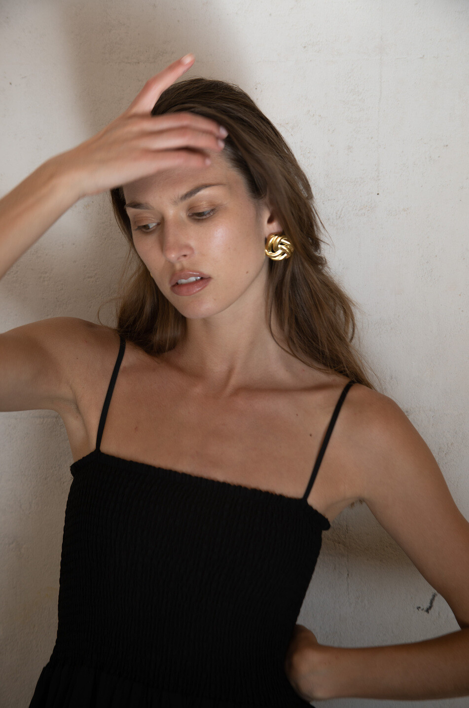 YSSO Goldene Ohrstecker Bal Damen GOLDEN 3