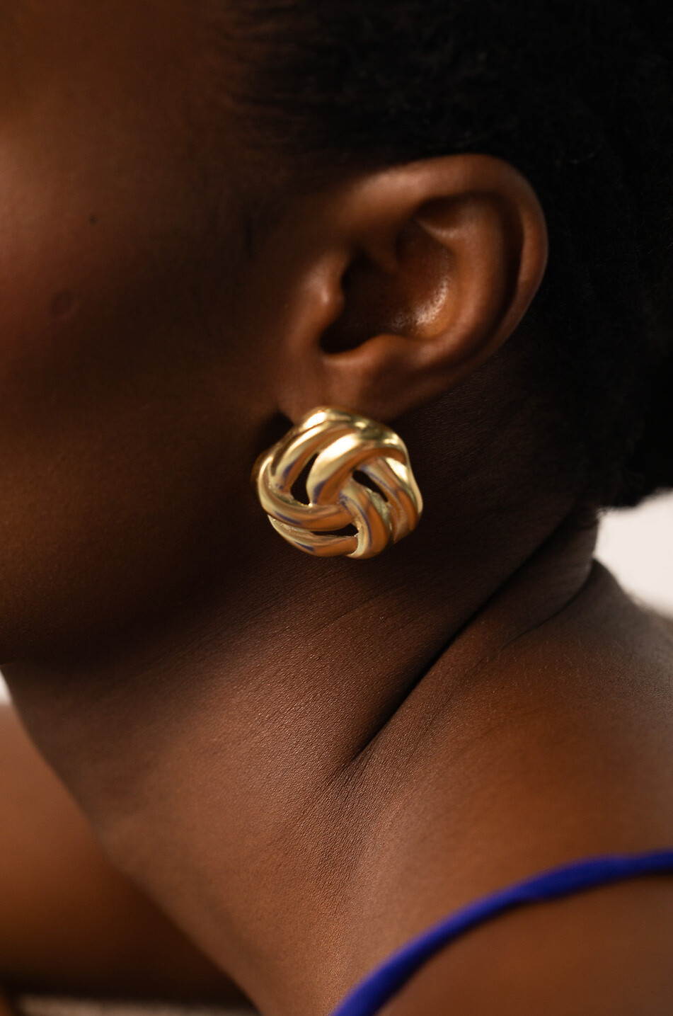 YSSO Goldene Ohrstecker Bal Damen GOLDEN 4
