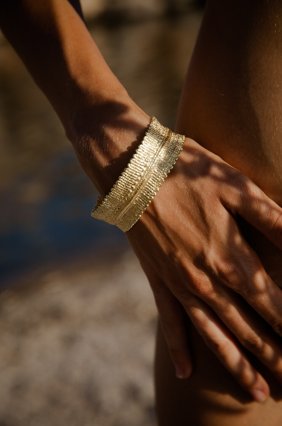 YSSO Goldener Armreif Artemis Damen GOLDEN 2