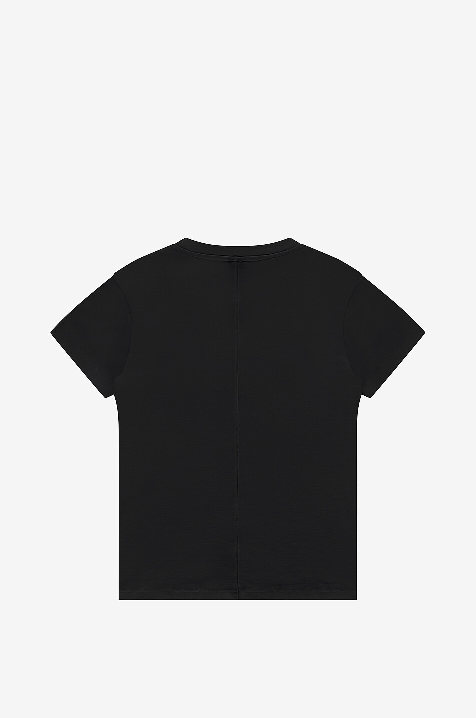 FLORE FLORE Monica organic cotton short-sleeved T-shirt Women BLACK 2