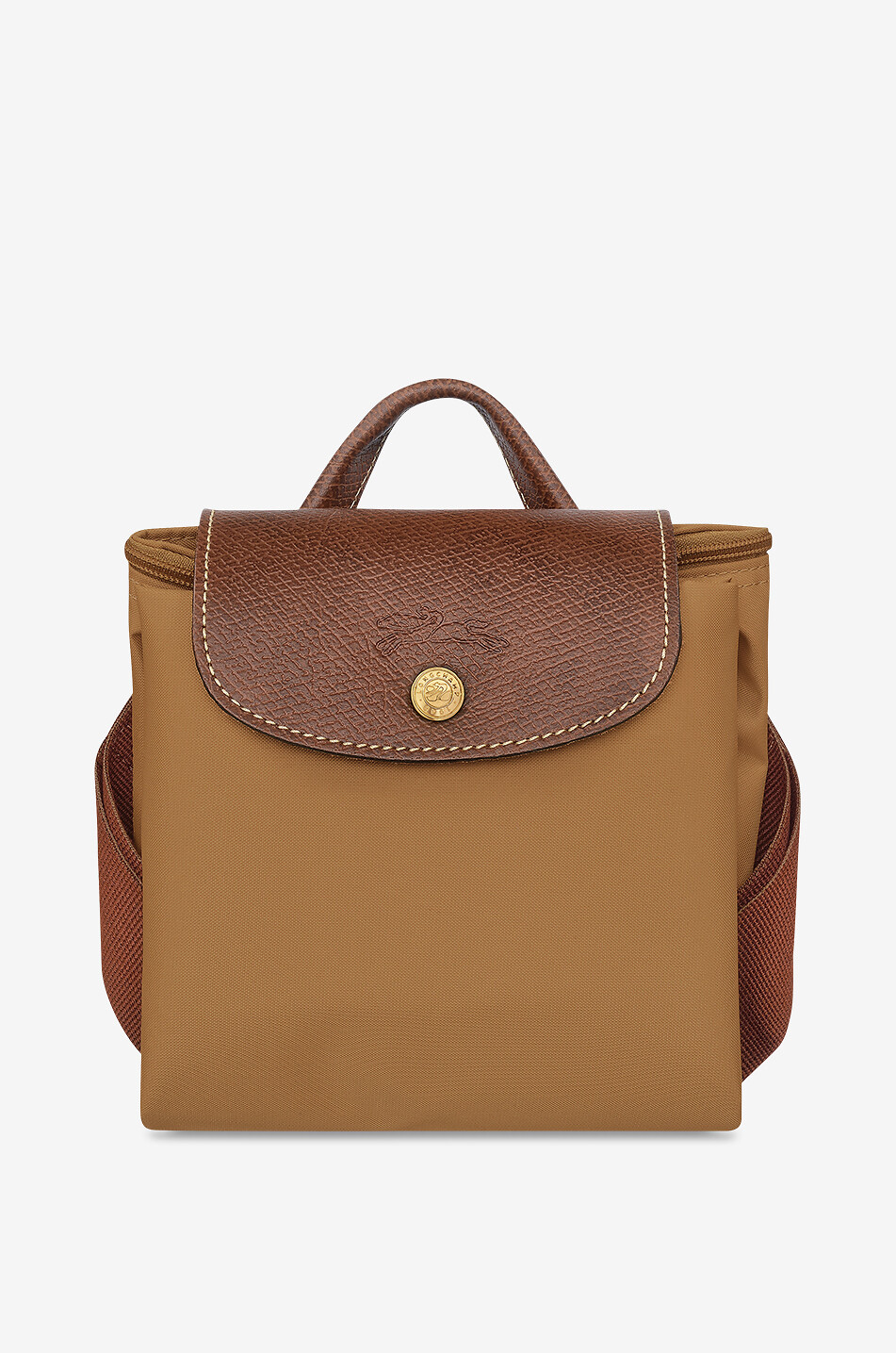 Sac à dos en toile et cuir Le Pliage Original M