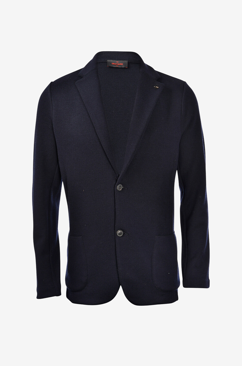Blazer en laine Punto Milano GRAN SASSO BLEU FONCE Bongénie
