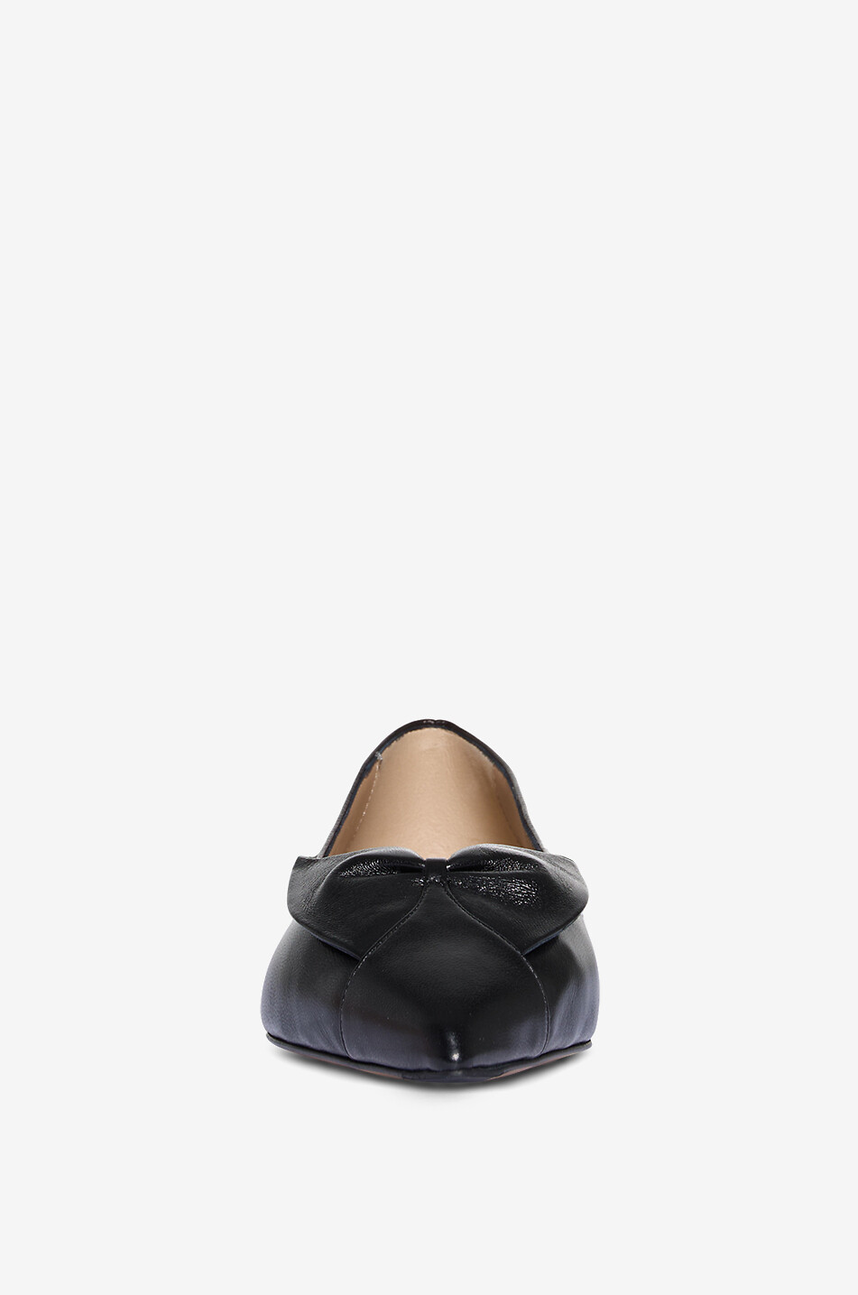 Gwen Bow 5 pointy-toe nappa leather ballet flats - SALVATORE