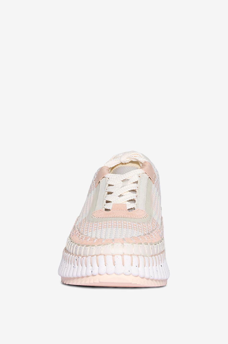 CHLOE Nama Eco-friendly low top mesh sneakers Women LIGHT PINK 2