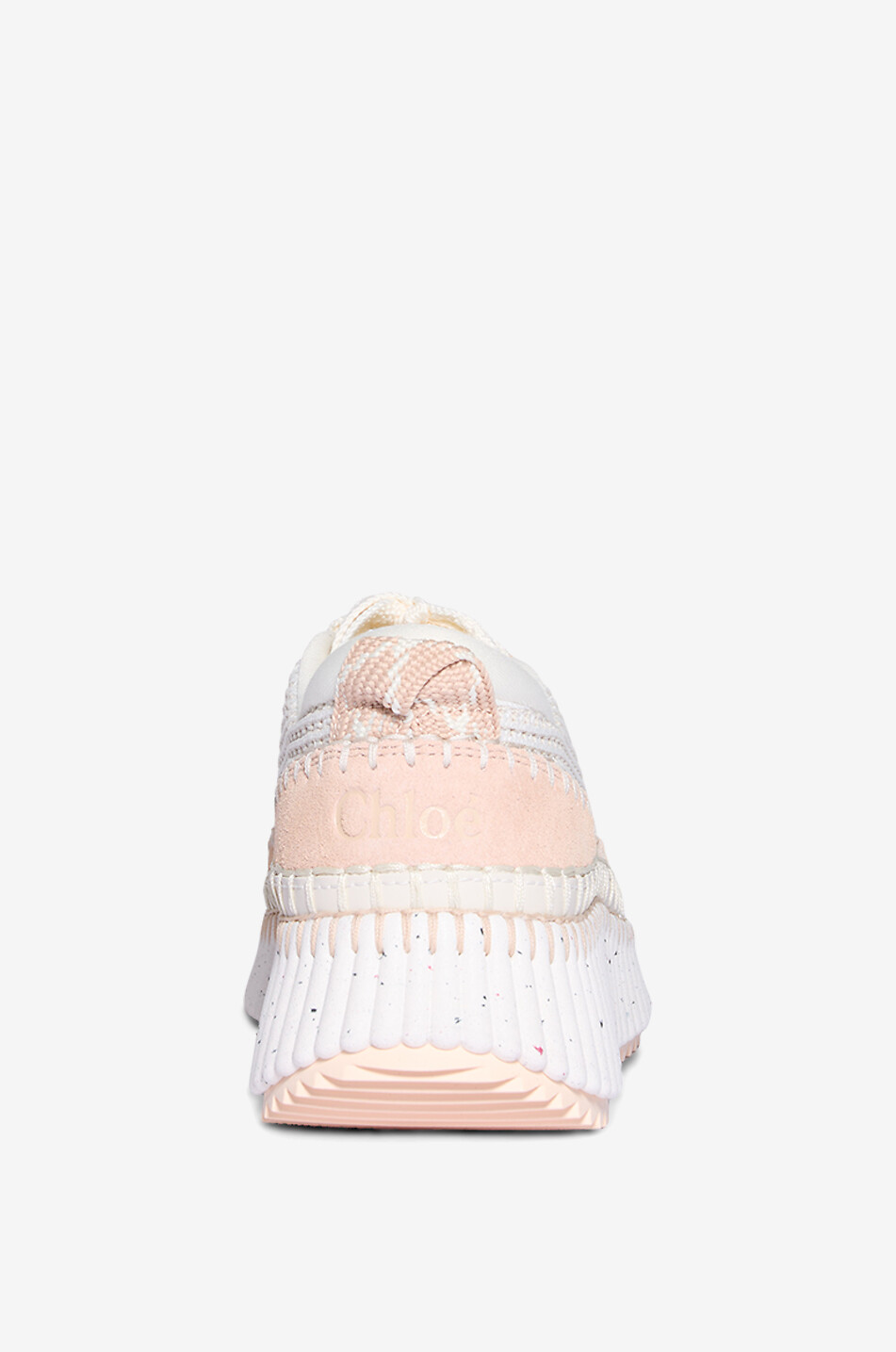 CHLOE Nama Eco-friendly low top mesh sneakers Women LIGHT PINK 4