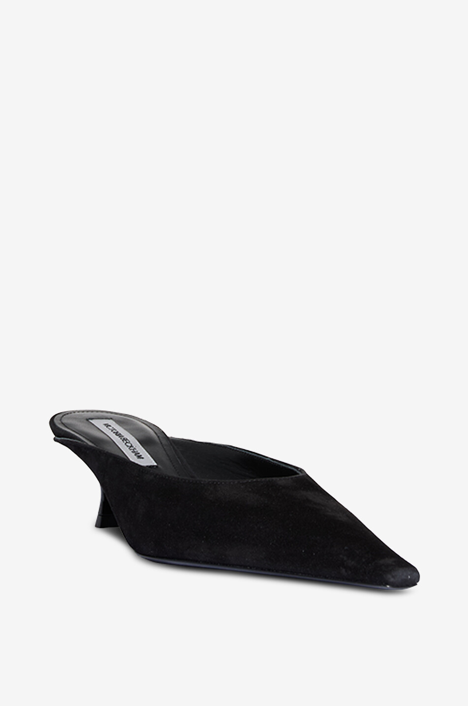VICTORIA BECKHAM Sloan 45 heeled suede mules Women BLACK 1