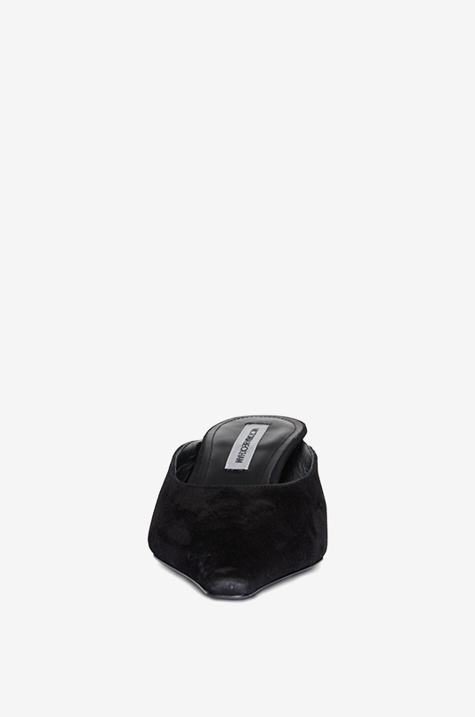 VICTORIA BECKHAM Sloan 45 heeled suede mules Women BLACK 2