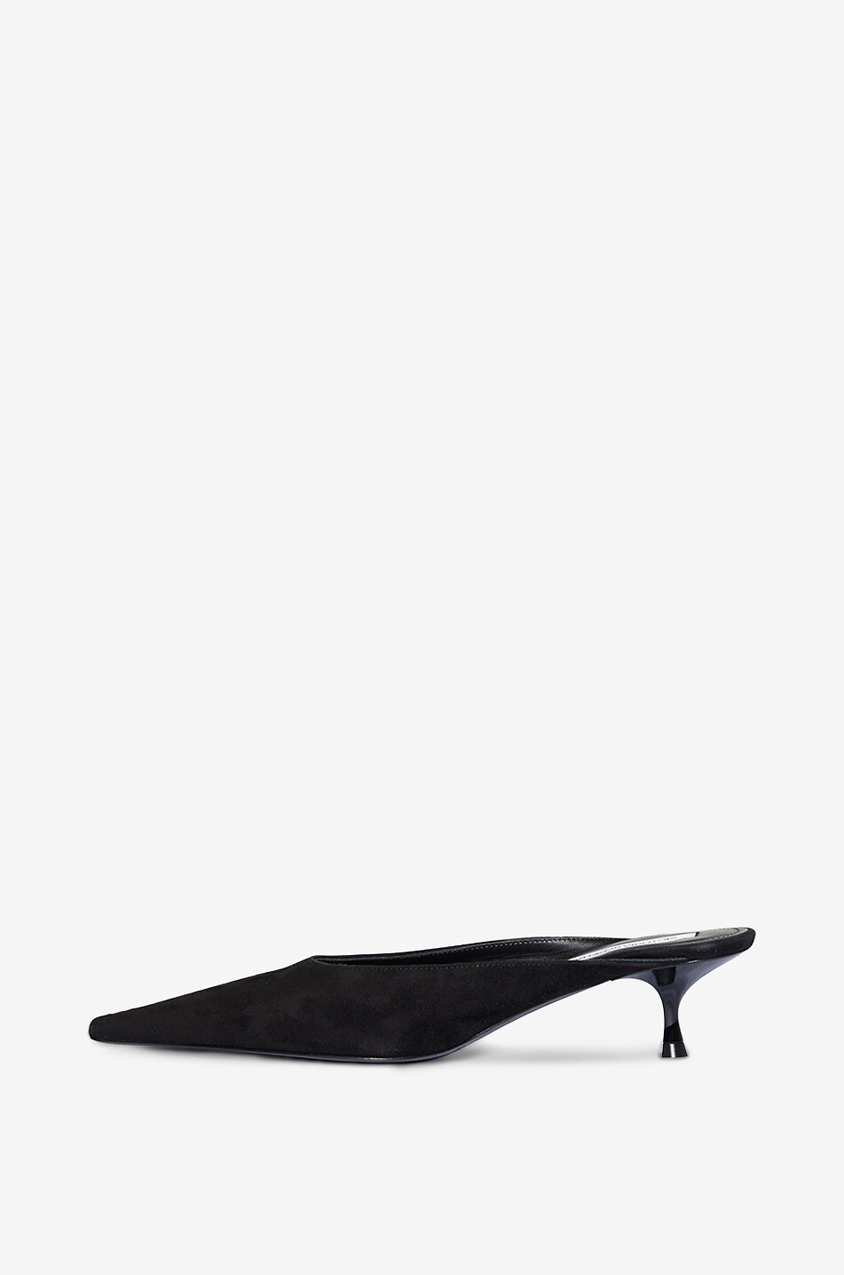 VICTORIA BECKHAM Sloan 45 heeled suede mules Women BLACK 3