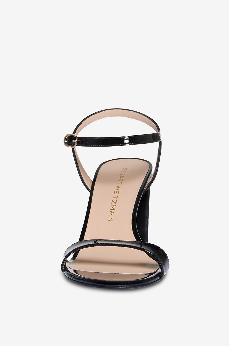 STUART WEITZMAN Lackleder-Sandalen mit Absatz Babette 85 Damen SCHWARZ 2