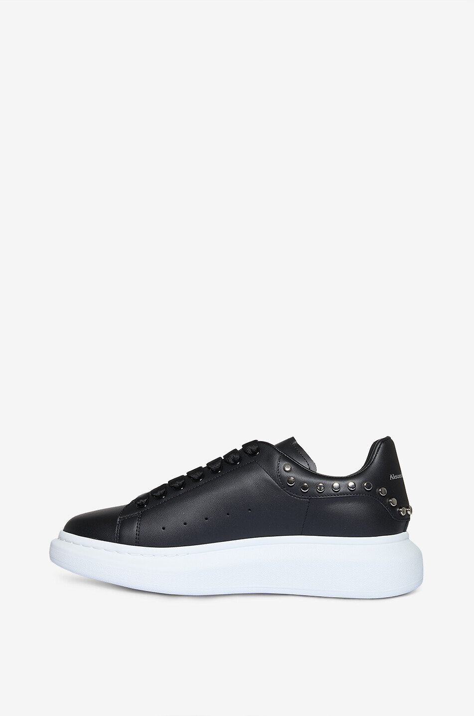 ALEXANDER McQUEEN Glattleder-Sneakers mit Nieten Oversized Herren SCHWARZ 3
