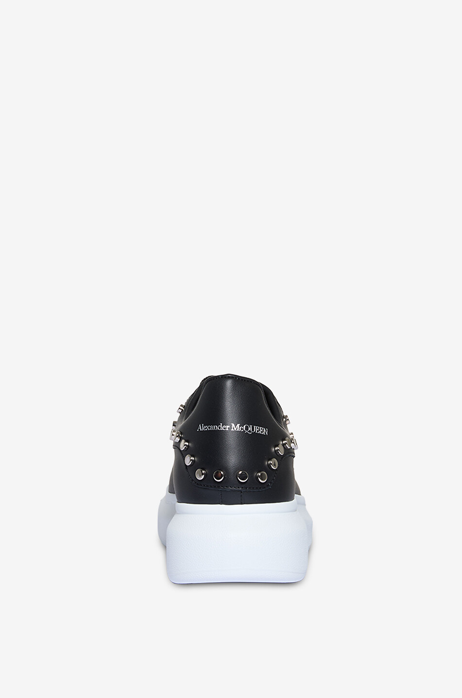 ALEXANDER McQUEEN Glattleder-Sneakers mit Nieten Oversized Herren SCHWARZ 4