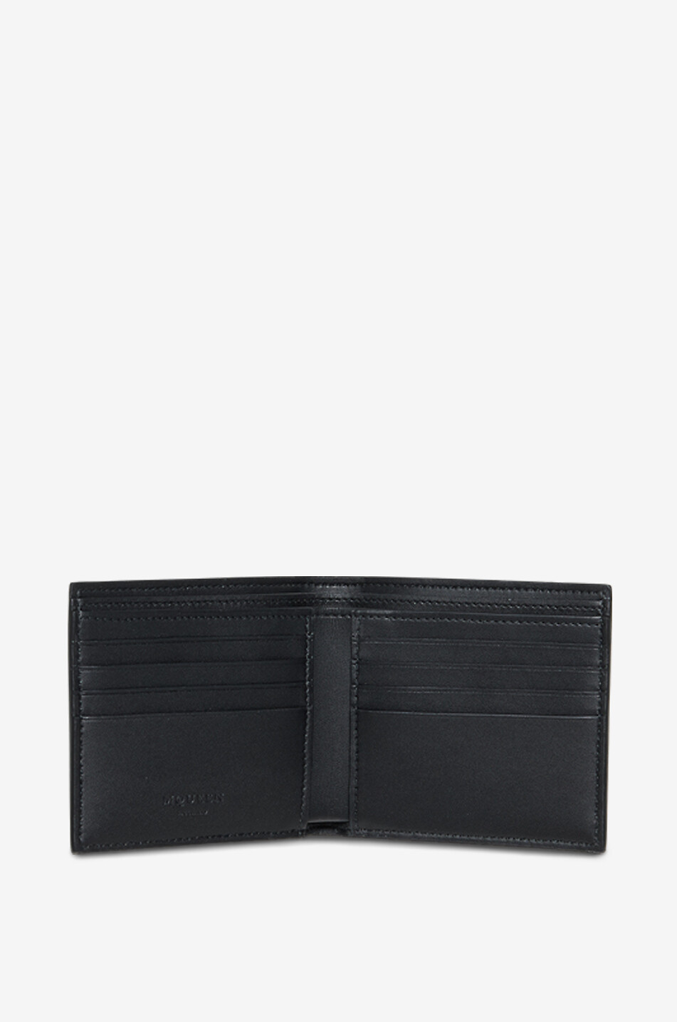 ALEXANDER McQUEEN Brieftasche aus Glattleder Skull Herren SCHWARZ 2