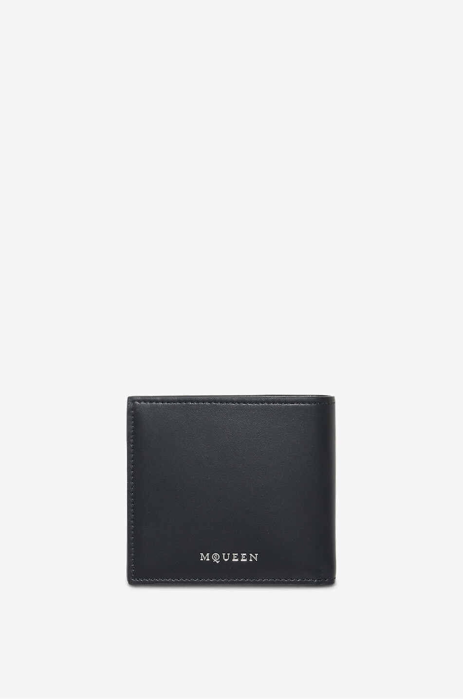 ALEXANDER McQUEEN Brieftasche aus Glattleder Skull Herren SCHWARZ 3