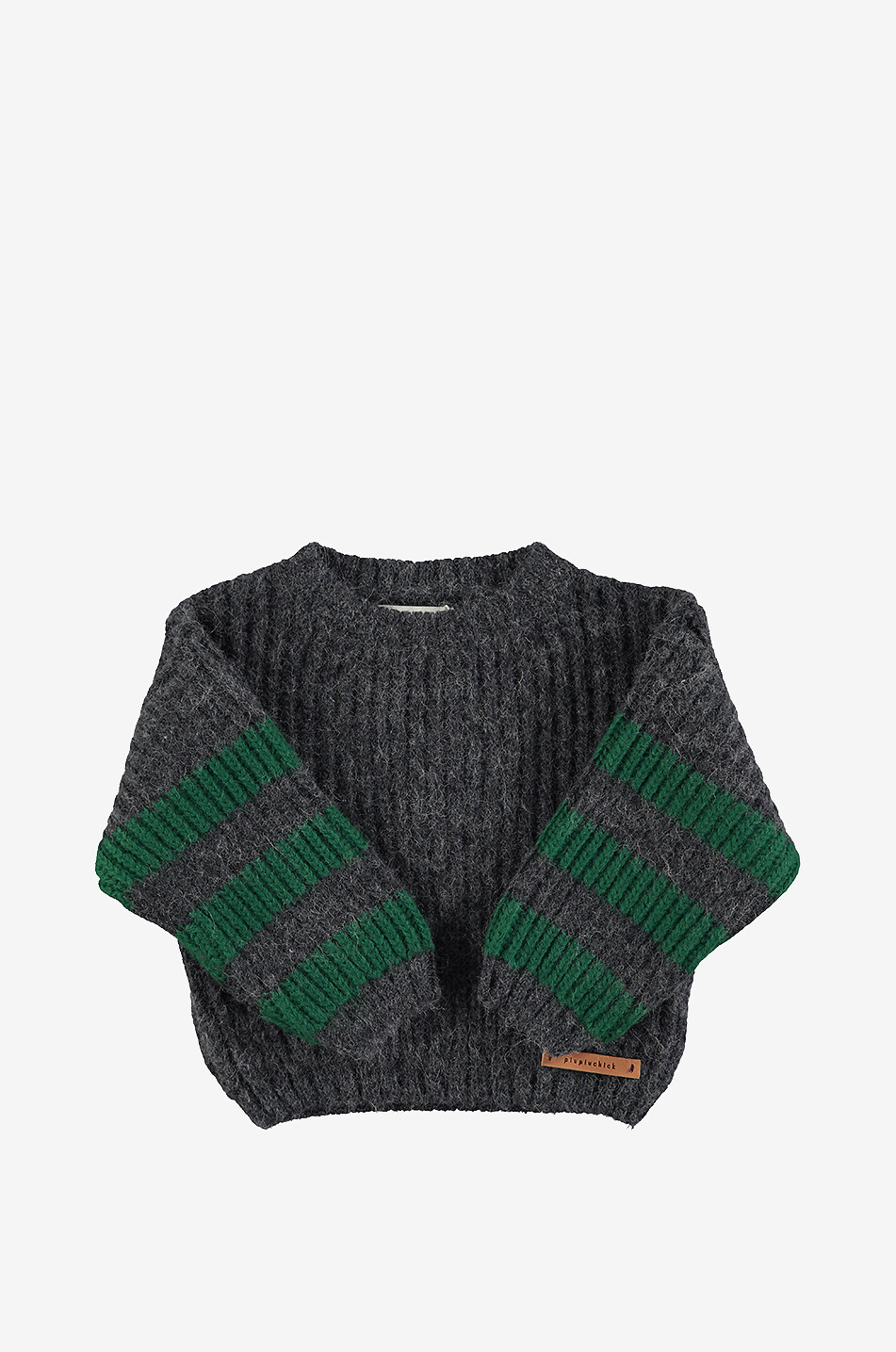 Pull côtelé en alpaga à rayures enfant