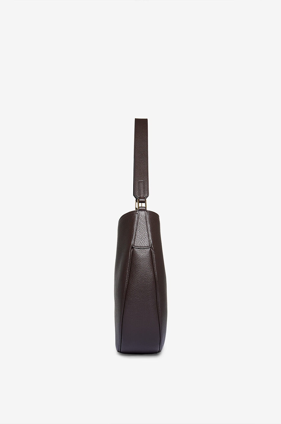 SALVATORE FERRAGAMO Smile Medium grained leather hobo bag Women BLACK 4