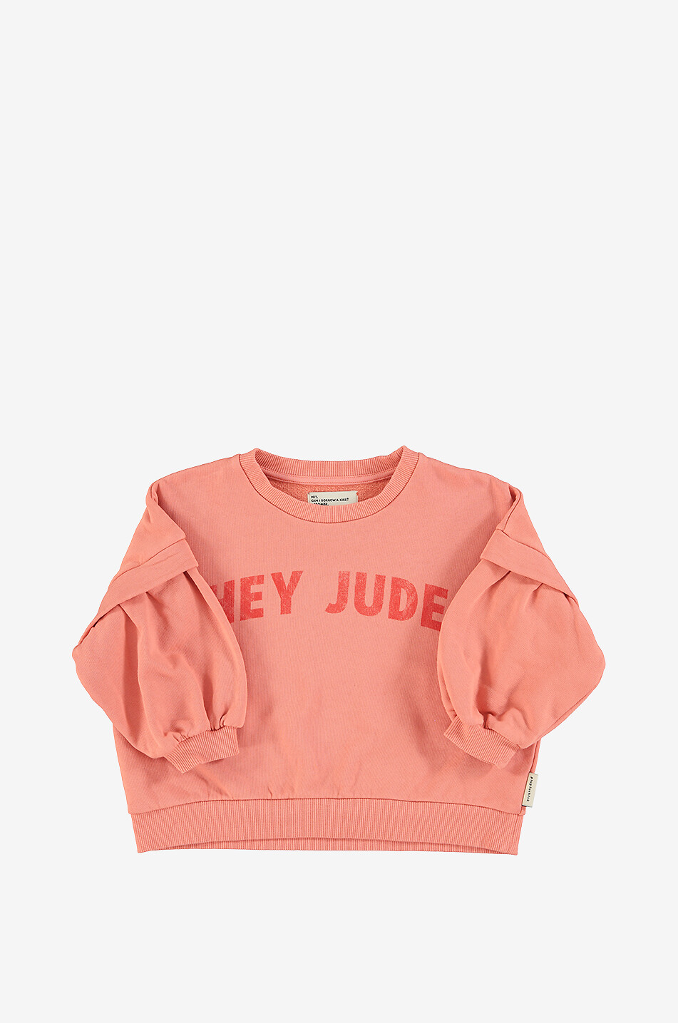 PIUPIUCHICK Sweat-shirt fille à manche bouffantes Hey Jude Fille ROSE 1
