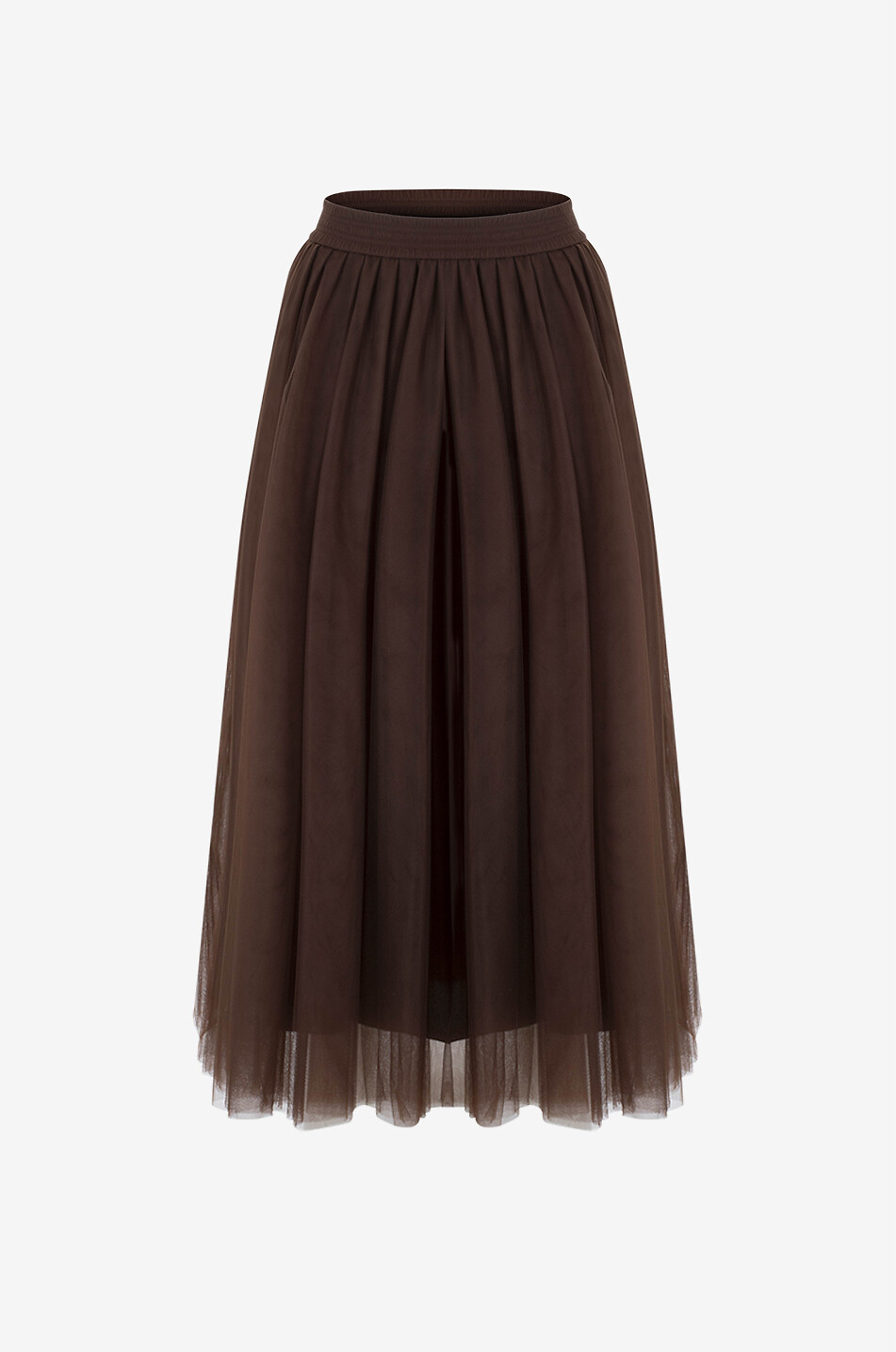 スカート FABIANA FILIPPI Wide tulle skirt Tulle skirt, gold for Women | Fabiana Filippi®