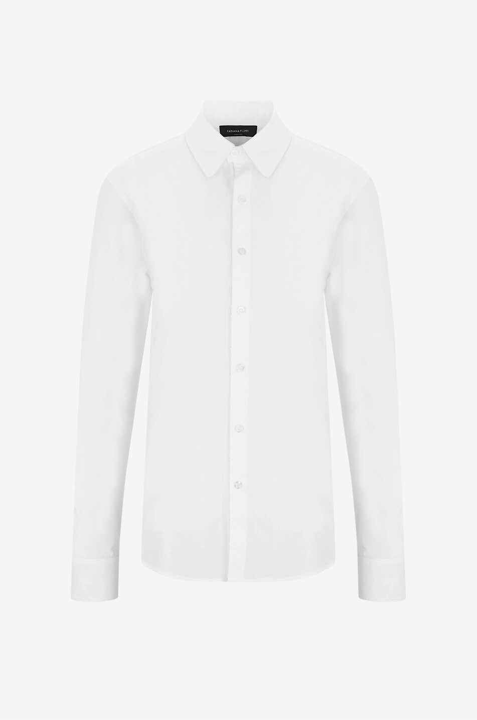 Hemd aus Popeline und Tüll Filo Diamante