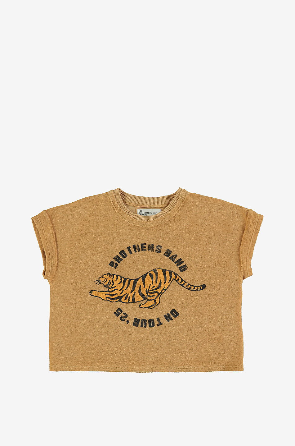 PIUPIUCHICK T-shirt garçon en éponge Brother's Band Garçon JAUNE FONCÉ 1