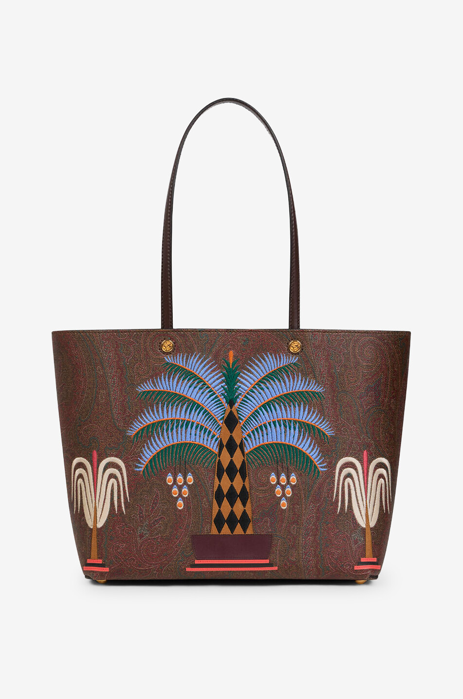 ETRO Essential x Agostini Iacurci embroidered Paisley tote bag Women MULTI COLOURED 1