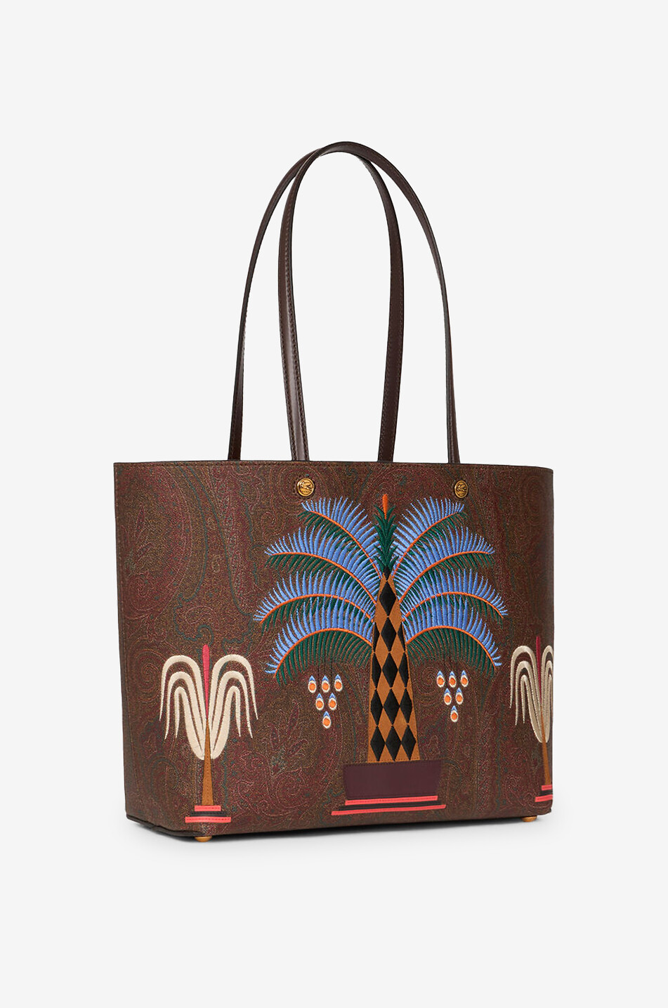 ETRO Essential x Agostini Iacurci embroidered Paisley tote bag Women MULTI COLOURED 4