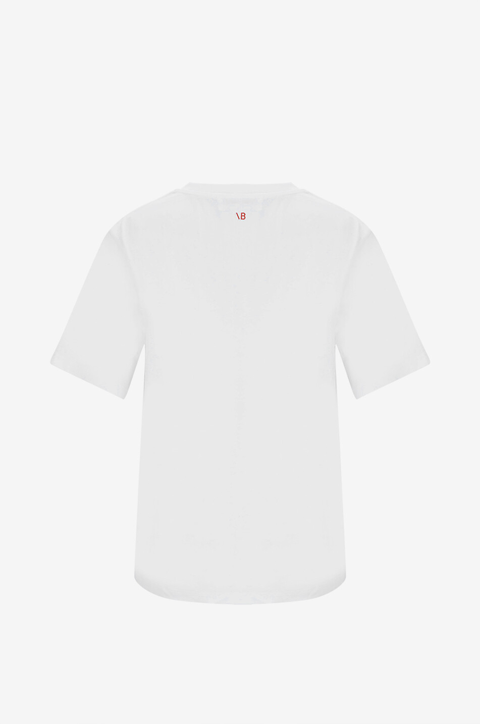 VICTORIA BECKHAM T-shirt à manches courtes imprimé Chic No? Femme BLANC 2
