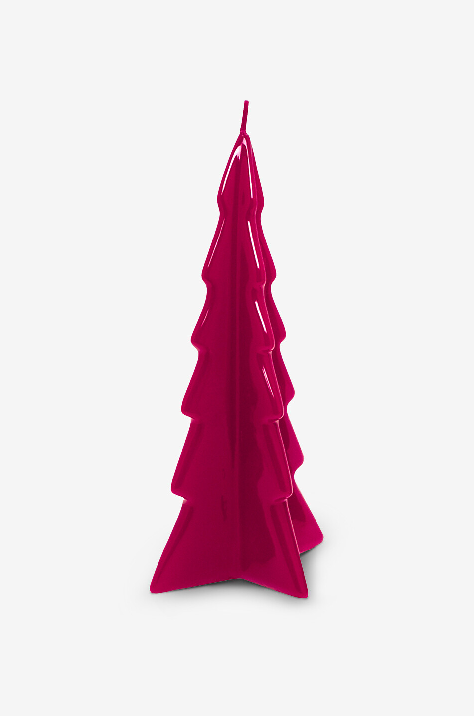 GRAZIANI Oslo fir-tree-shaped candle - H26 Home DARK RED 1