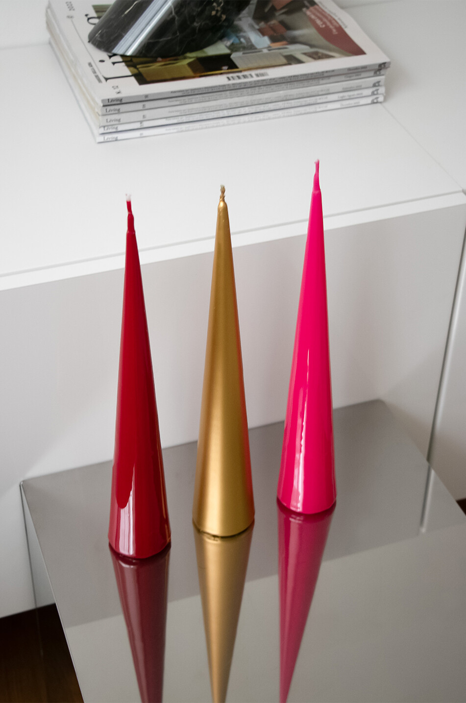 GRAZIANI Bougie sapin conique Kathmandu - H22 Maison DORE 2