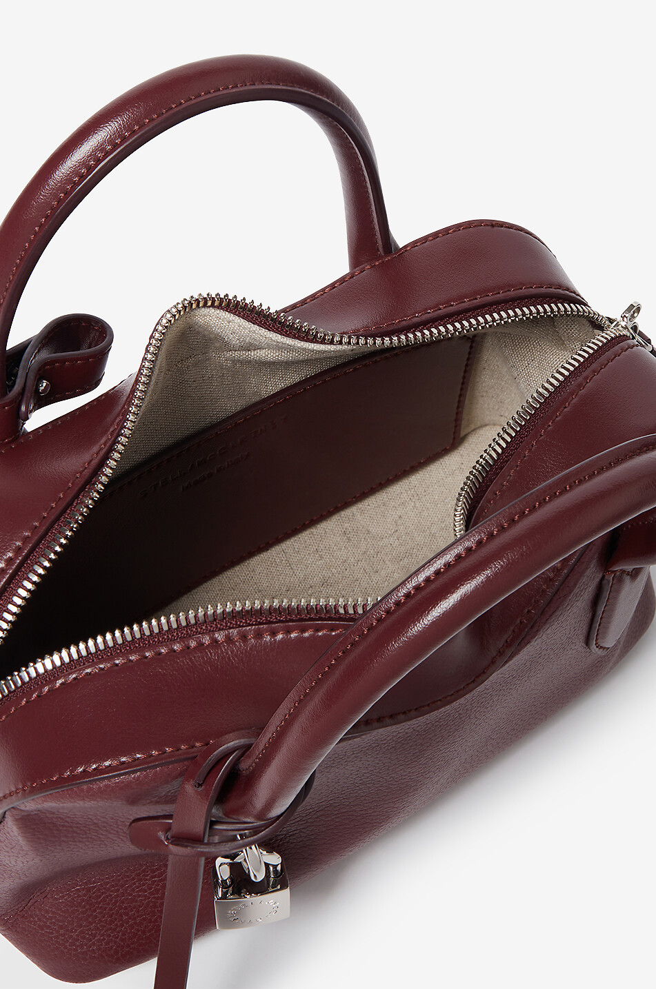 STELLA McCARTNEY Ryder Small VEGEA faux leather shoulder bag Women DARK RED 4