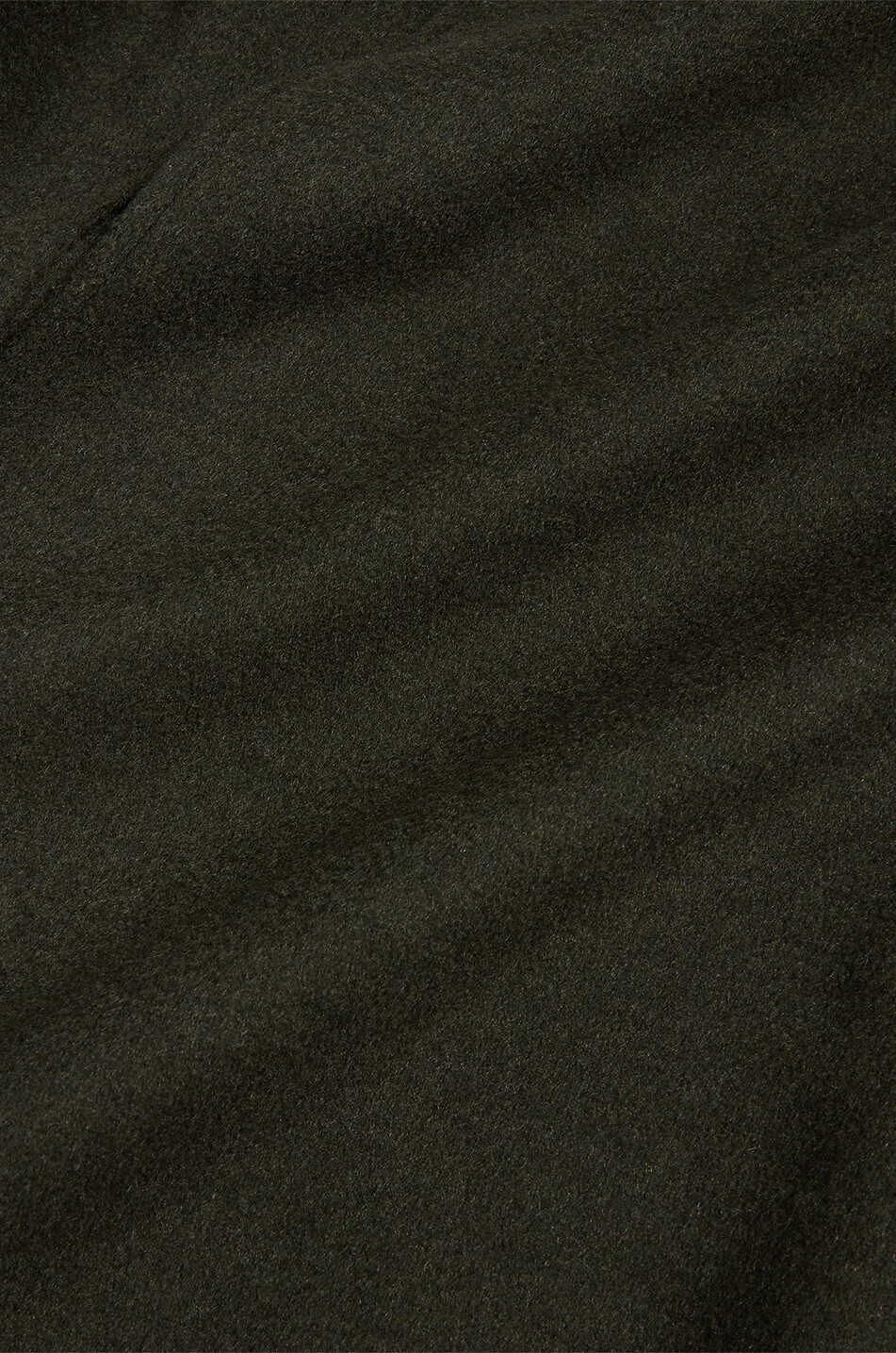 DUNHILL Long virgin wool and cashmere coat Men DARK GREEN 2