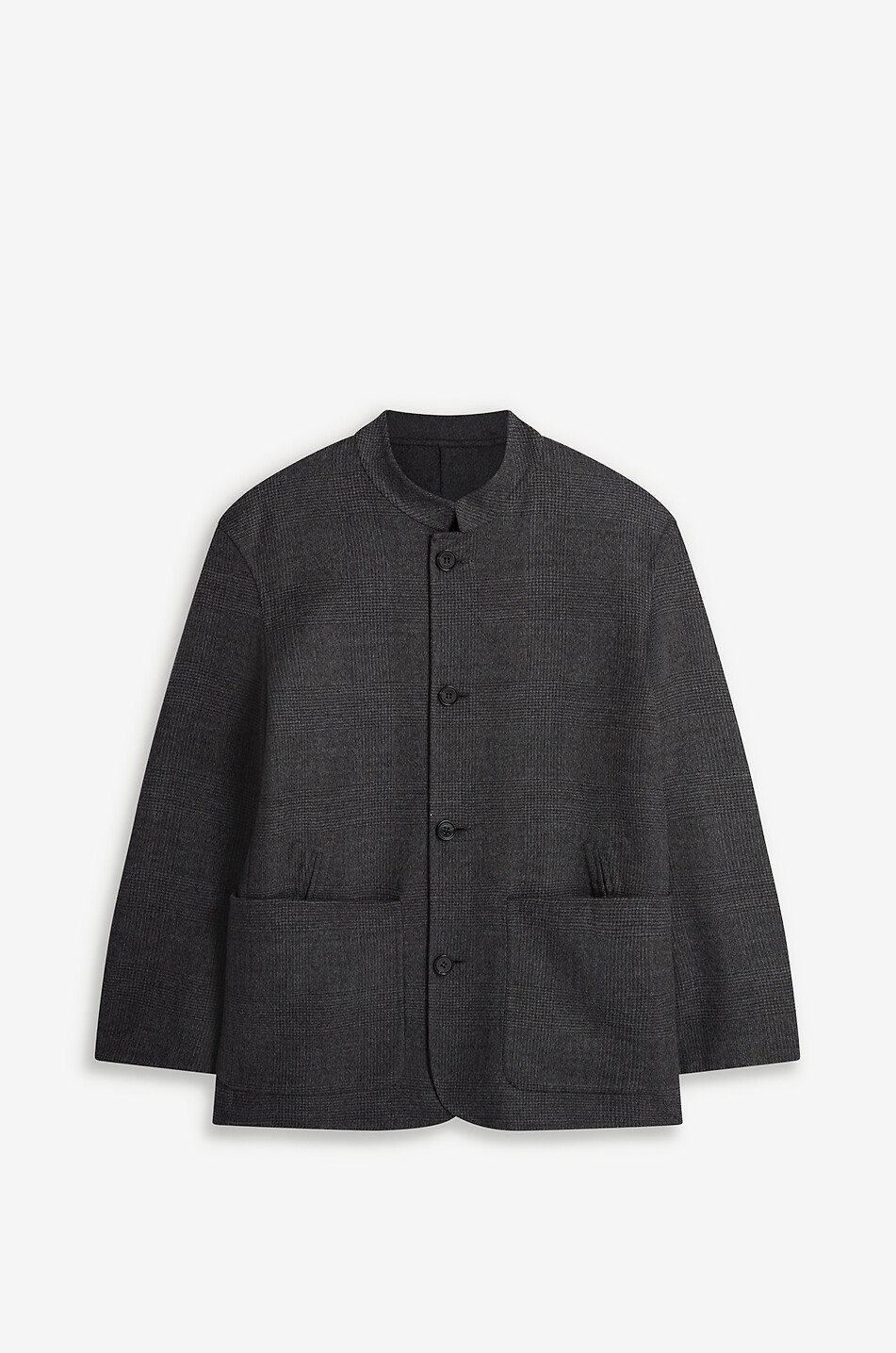 Wendbare Wolljacke mit Glen-Check-Karos Driving Jacket