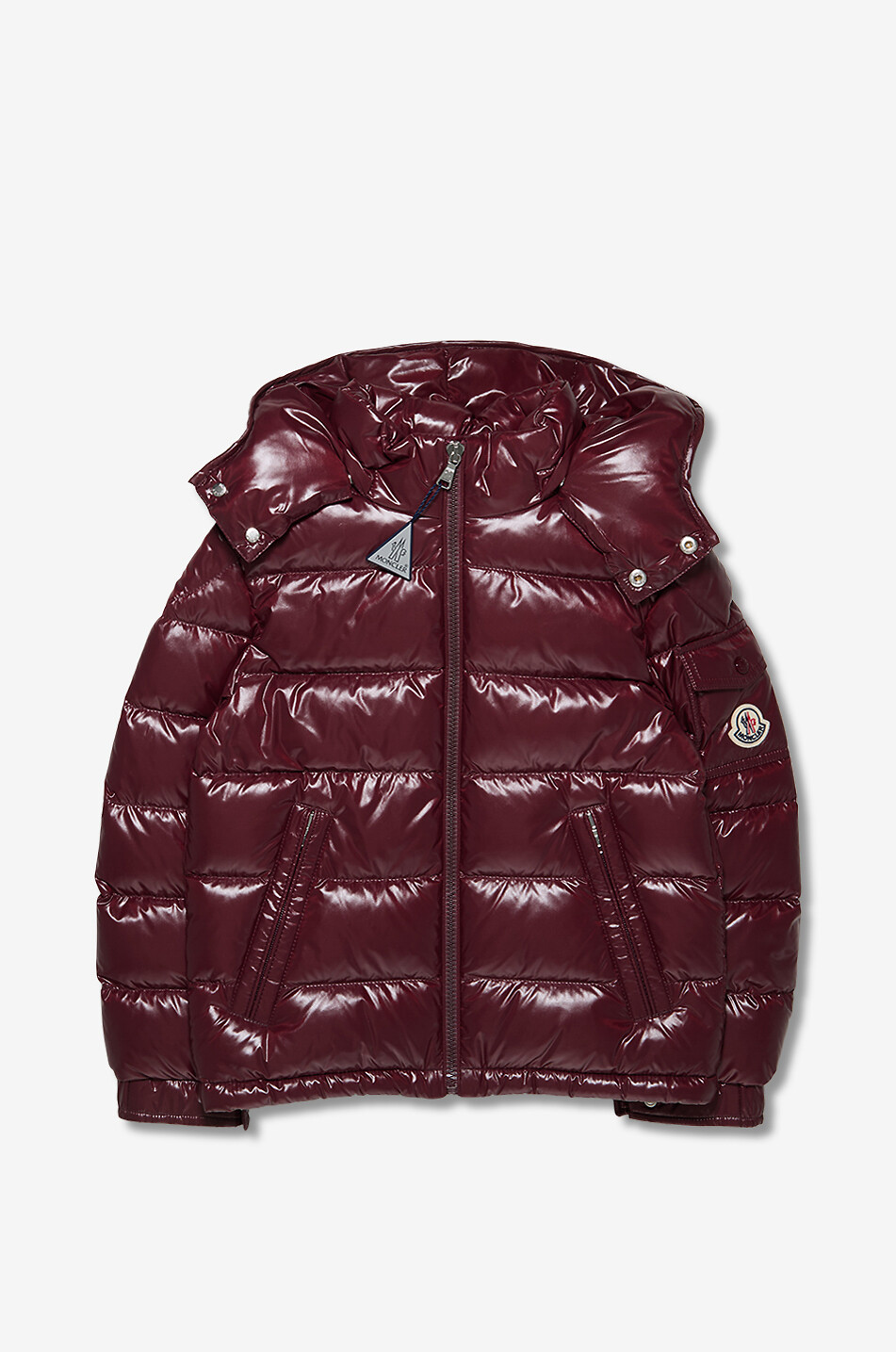 MONCLER Doudoune à capuche garçon New Moncler Maya Garçon ROUGE FONCÉ 1