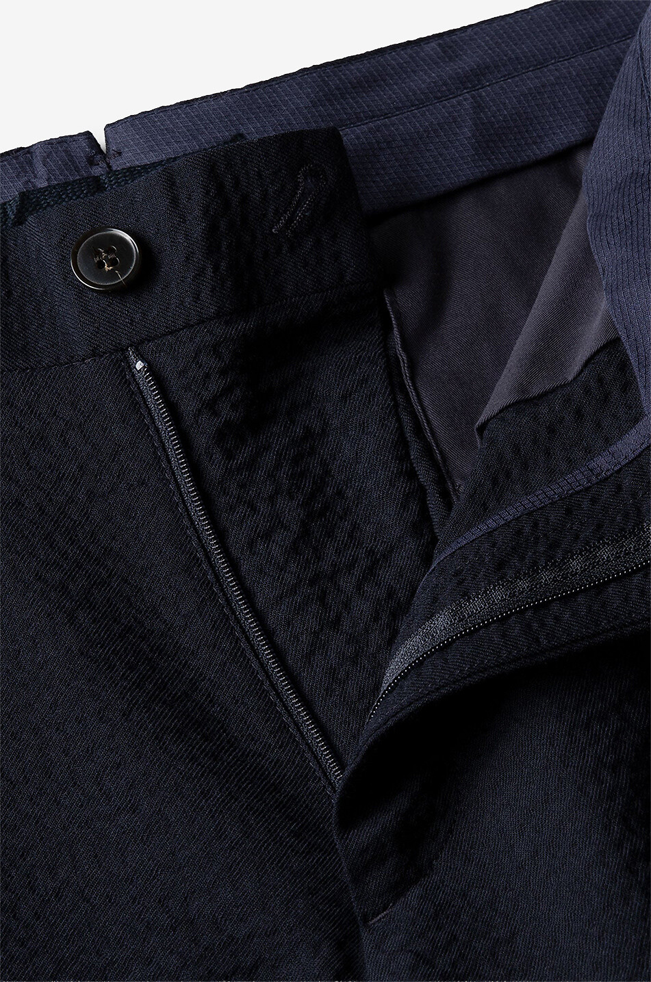 SUNSPEL Pantalon chino droit en coton stretch Homme BLEU FONCE 2