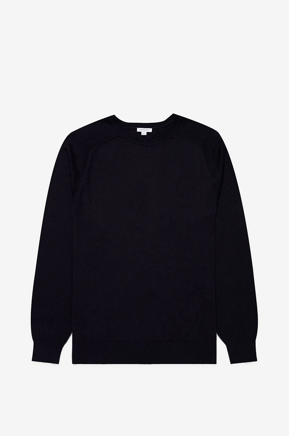 Sea Island cotton and cashmere crewneck jumper SUNSPEL DARK