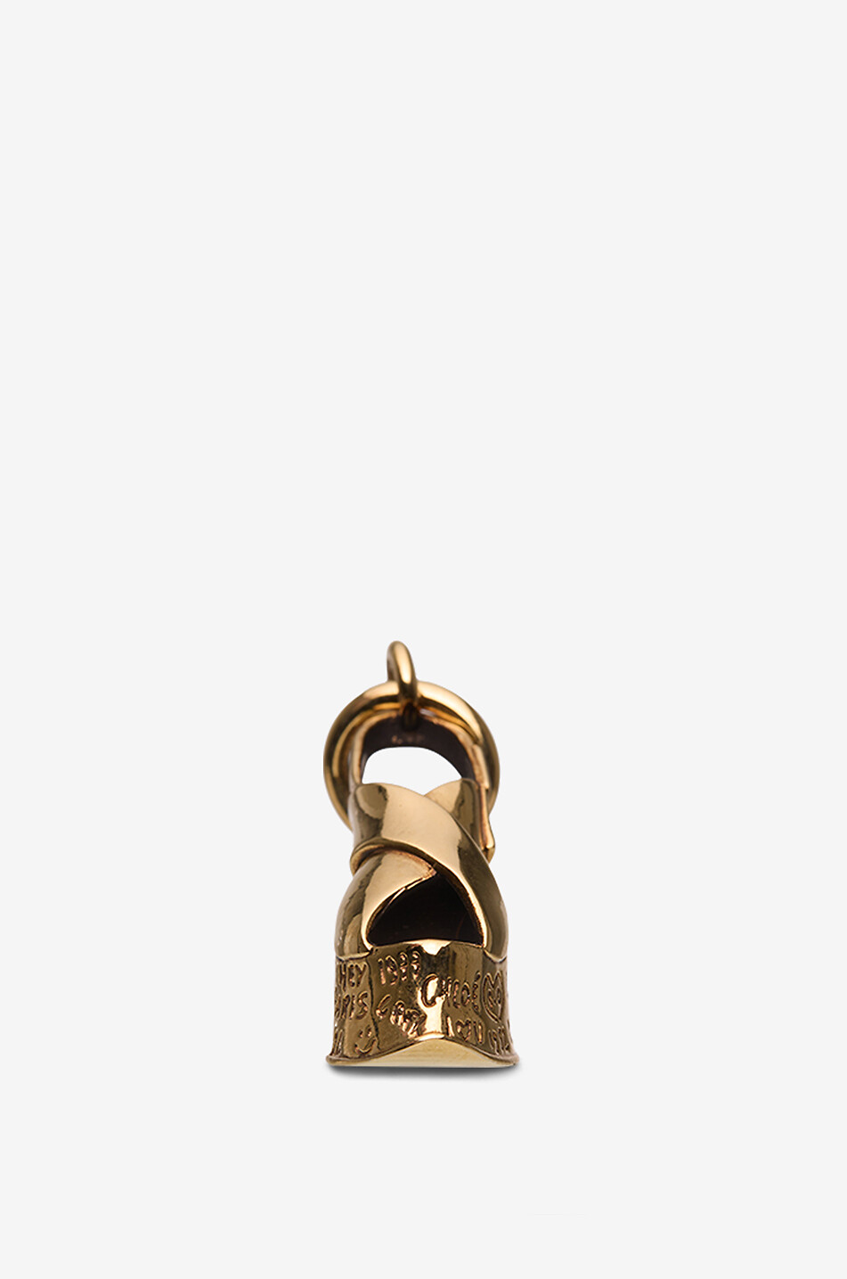 CHLOE Alphabet Maxime Sandal gold-tone charm Women GOLDEN 2